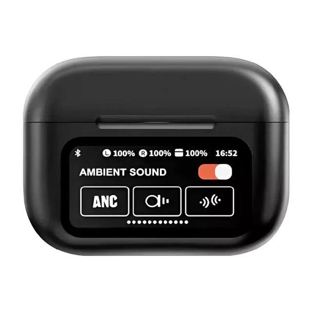 “SoundNova X – Smart Display Wireless Earbuds”