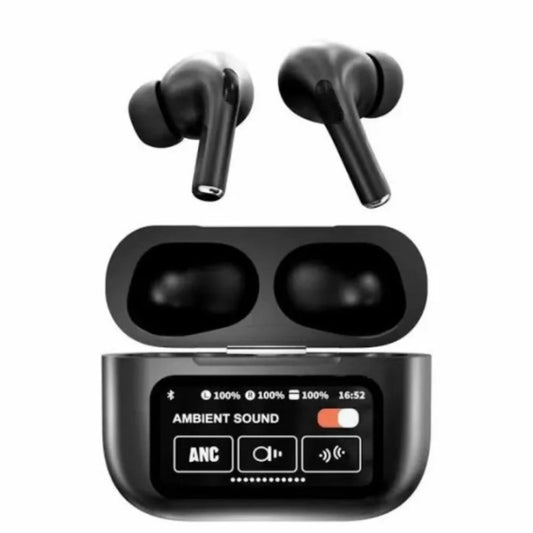 “SoundNova X – Smart Display Wireless Earbuds”